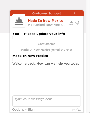 Live Chat Integration